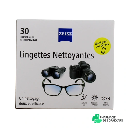 Zeiss Lingettes Nettoyantes Pour Lunettes Individuelles