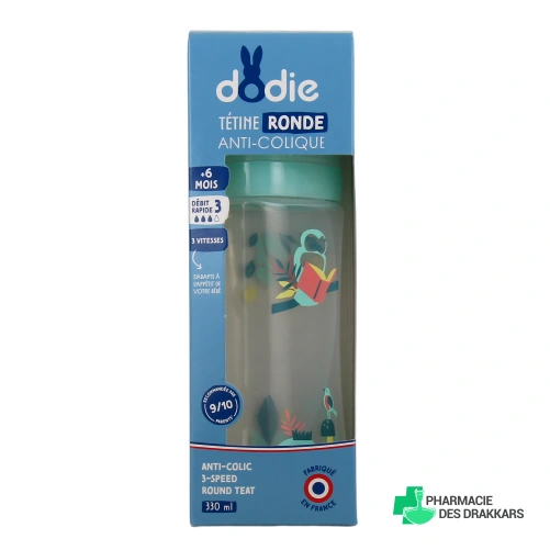Dodie Biberon Anti-Colique Tétine Ronde