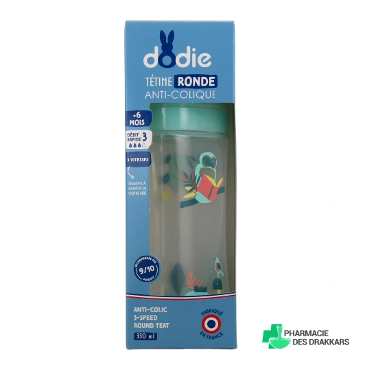 Dodie Biberon Anti-Colique Tétine Ronde