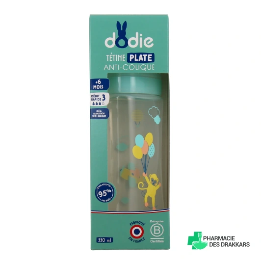 Dodie Biberon Tétine Plate Anti-Colique