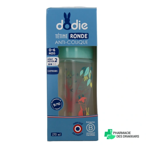 Dodie Biberon Anti-Colique Tétine Ronde