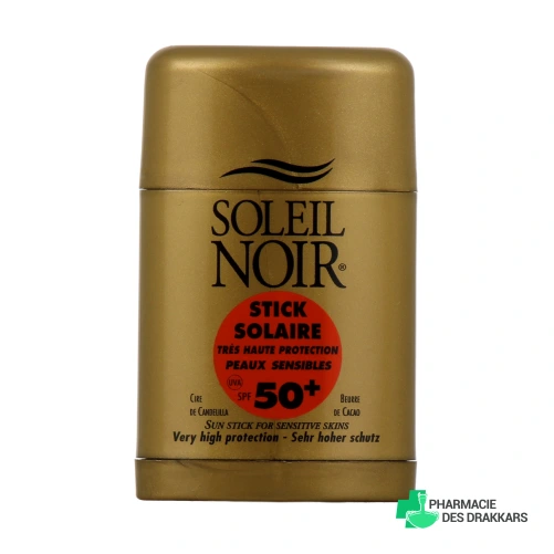 Soleil Noir Stick Solaire Zones Sensibles SPF 50+