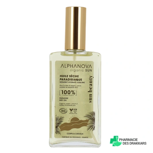 Alphanova Sun Huile Sèche Paradisiaque Bio