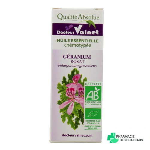Docteur Valnet Huile Essentielle Géranium Rosat