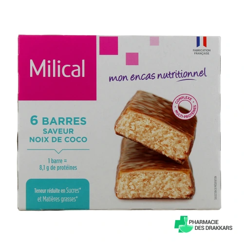 Milical Barres Hyperprotéinées - Vue 360°