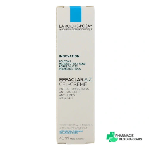 La Roche-Posay Effaclar AZ Gel-Crème - Vue 360°