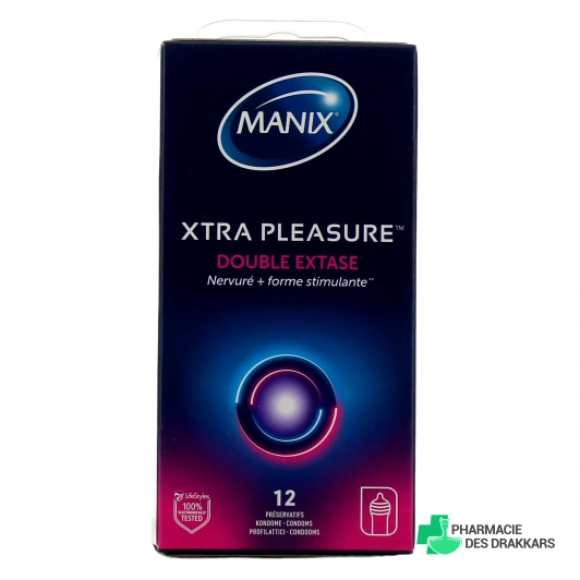 Manix Préservatifs Xtra Pleasure Double Extase