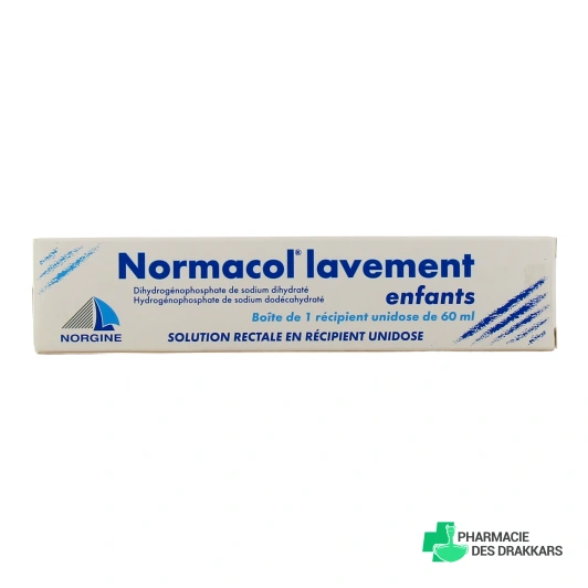 Normacol Lavement Solution Rectale en récipient unidose