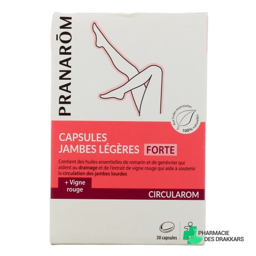 Pranarom Circularom Capsules Forte Jambes Légères