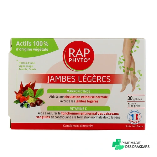 Rap Phyto Complément Alimentaire Jambes Légères