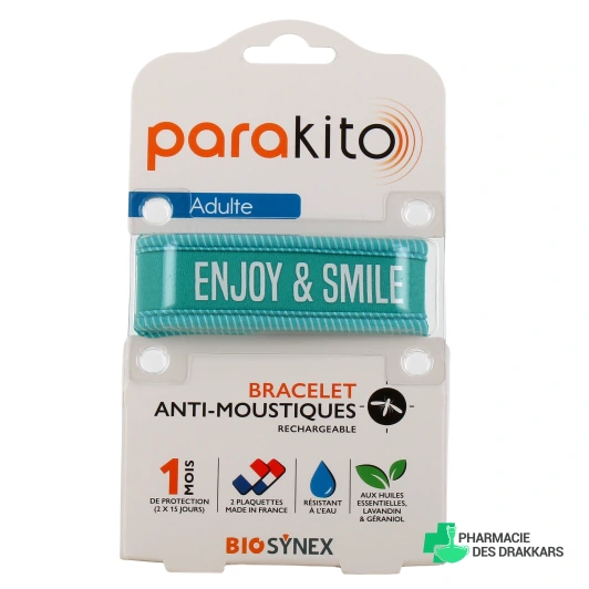 Parakito Bracelet Anti Moustique Rechargeable Adulte