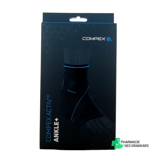 Compex Activ' Ankle+ Chevillère avec Sangles