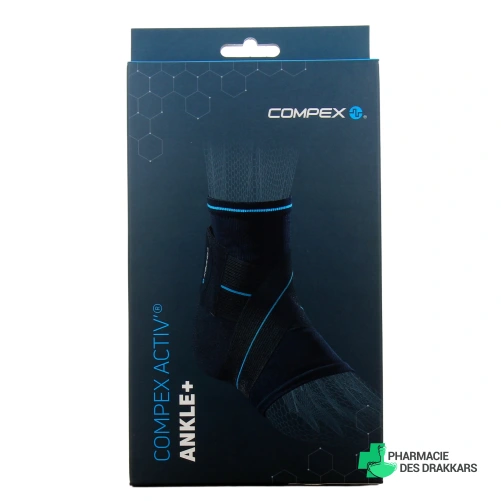 Compex Activ' Ankle+ Chevillère avec Sangles