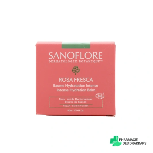 Sanoflore Rosa Fresca Baume Hydratation Intense