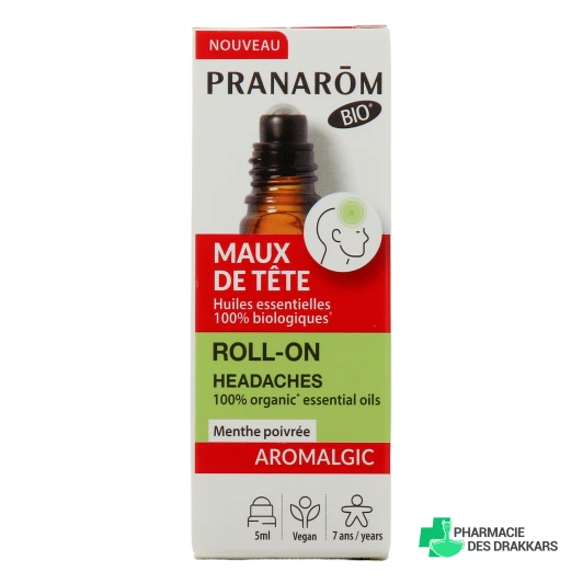 Pranarom Aromalgic Roll-on Maux de Tête