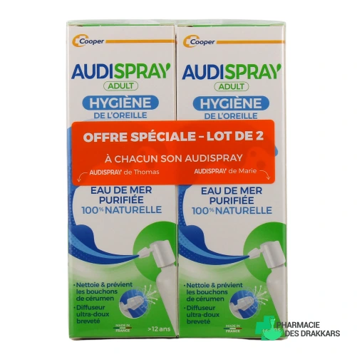 Audispray Hygiène de l'oreille Adulte et Junior