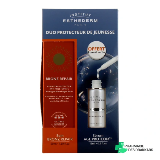 Institut Esthederm Bronz Repair Soin Protecteur Anti-Rides Fermeté Soleil Fort