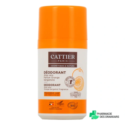 Cattier Déodorant Roll-On 24h Bio