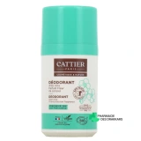 Cattier Déodorant Roll-On 24h Bio - Vue 360°