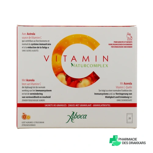 Aboca Vitamin C Naturcomplex - Vue 360°