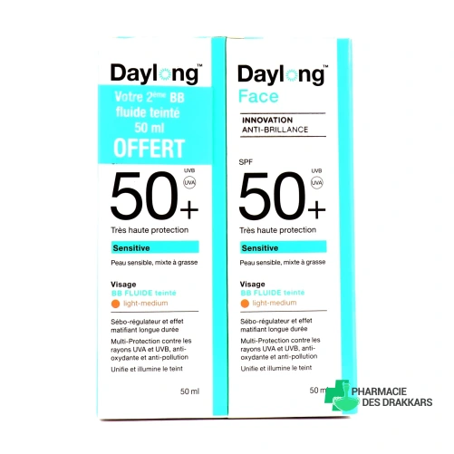 Daylong Sensitive BB Fluide Teinté SPF50+