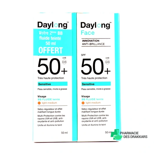 Daylong Sensitive BB Fluide Teinté SPF50+