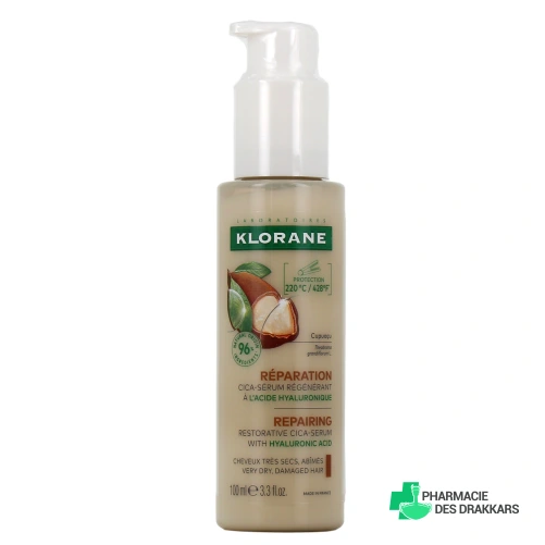 Klorane Cica-Sérum Réparateur Cheveux Abîmés