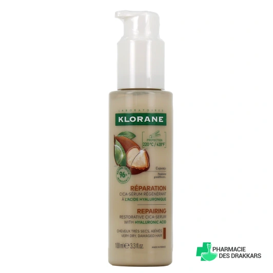 Klorane Cica-Sérum Réparateur Cheveux Abîmés