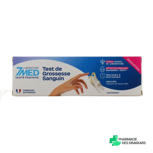 7MED Test de Grossesse Sanguin