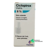 Ciclopirox Vernis - Vue 360°