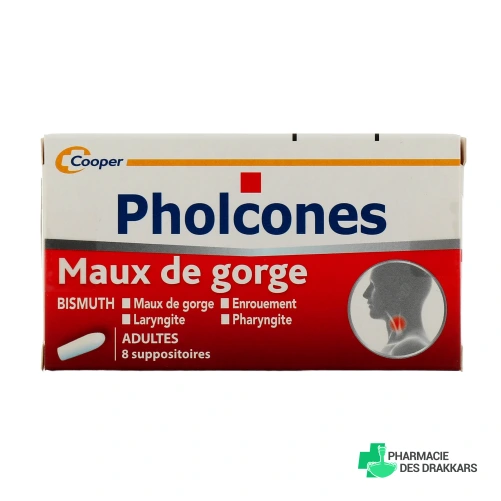 Pholcones Bismuth Maux de Gorge
