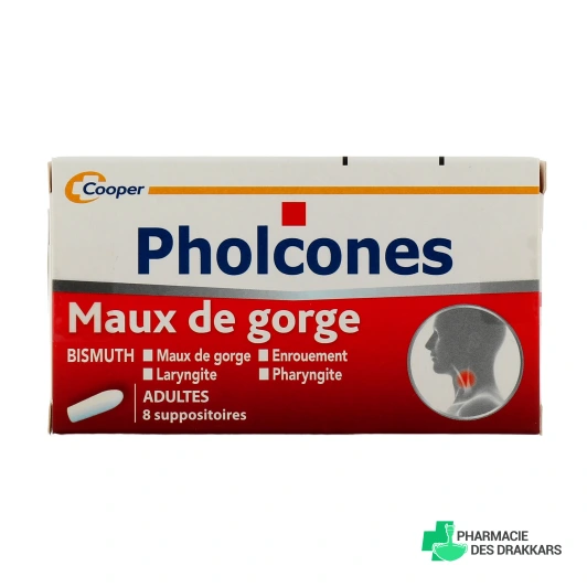 Pholcones Bismuth Maux de Gorge