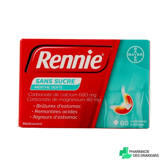 Rennie - Remontées acides et brûlures d'estomac