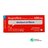 Ibuprofène 400 mg - Vue 360°