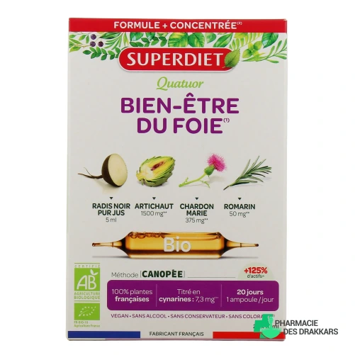 Super Diet Quatuor Bien-Être du Foie Bio