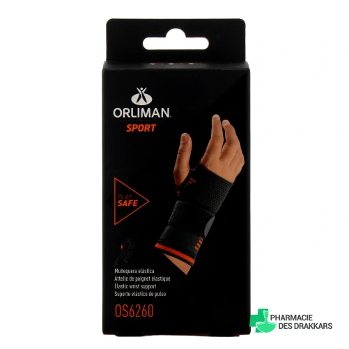 Sporactiv Attelle de Poignet Élastique
