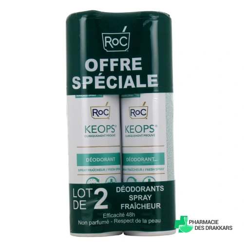 ROC Keops Déodorant Spray Fraîcheur 48h