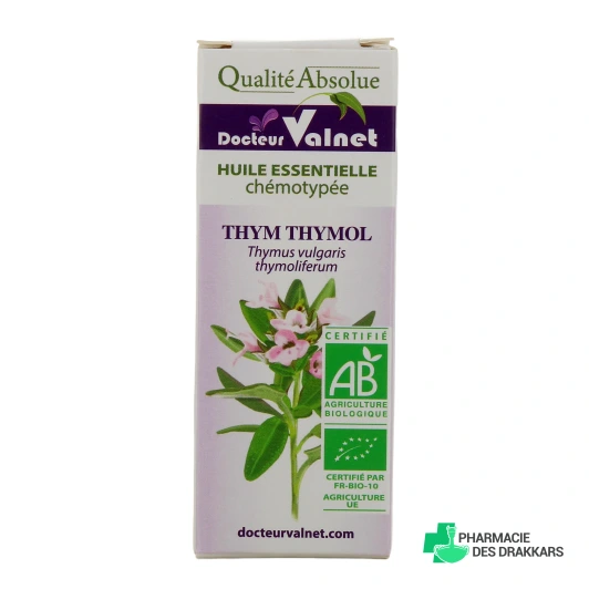 Docteur Valnet Huile Essentielle Thym Thymol