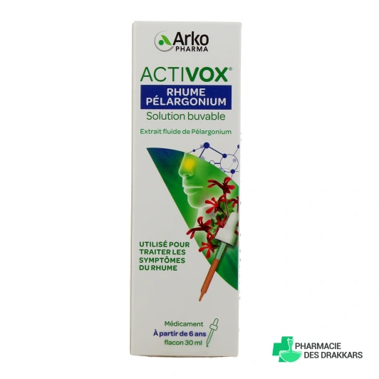 Activox Rhume Pélargonium