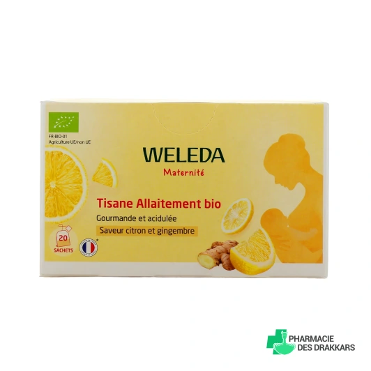 Weleda Maternité Tisane Allaitement Citron Gingembre
