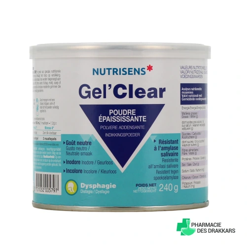 Nutrisens Gel'Clear épaississant neutre