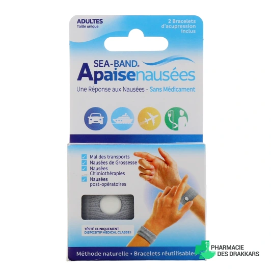 Sea Band Apaise Nausées Bracelets d'Acupression