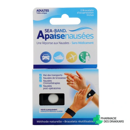 Sea Band Apaise Nausées Bracelets d'Acupression