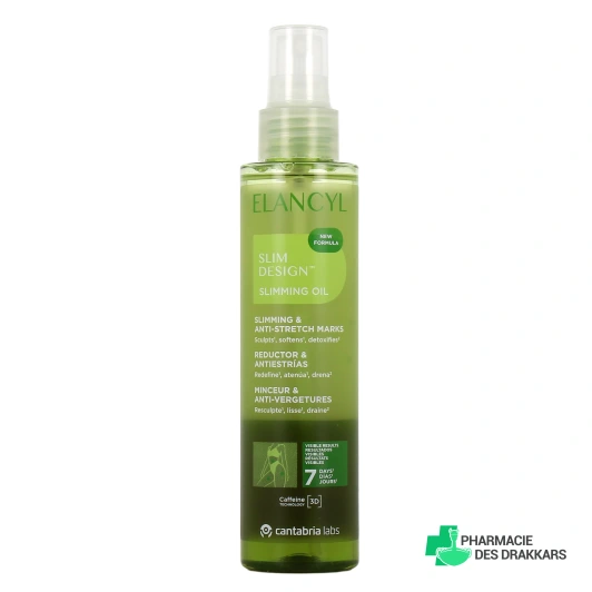 Elancyl Slim Design Huile Minceur Cellulite & Vergetures