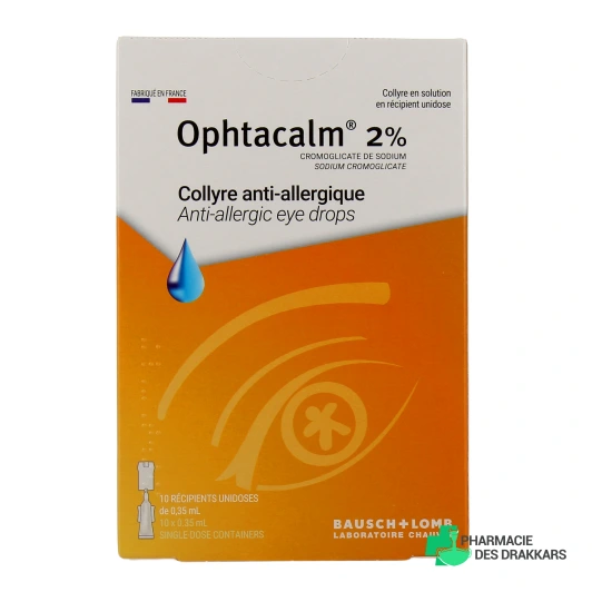 Ophtacalm 2% Collyre Anti-allergique