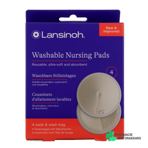 Lansinoh Coussinets Allaitement Lavables