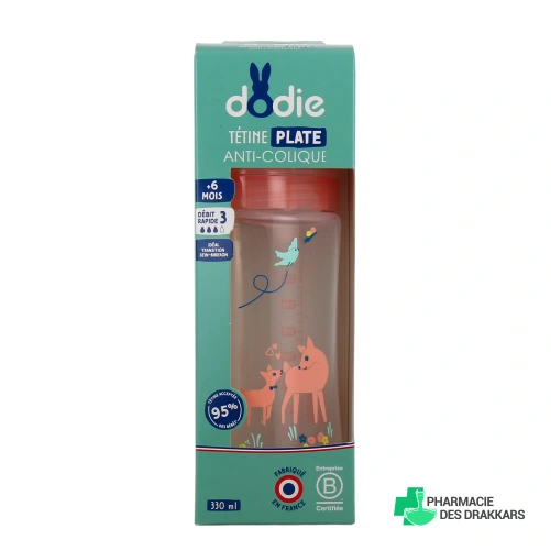 Dodie Biberon Tétine Plate Anti-Colique