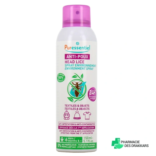 Puressentiel Anti-Poux Répulsif Environnement
