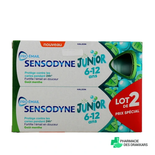 Sensodyne Junior Pro-émail Dentifrice 6-12 ans