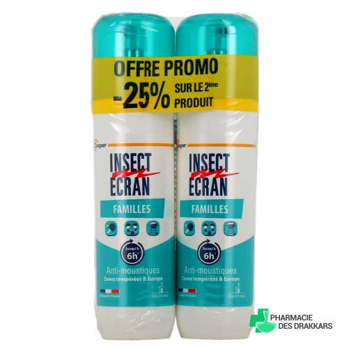 Insect Ecran Familles Anti-Moustiques Spray